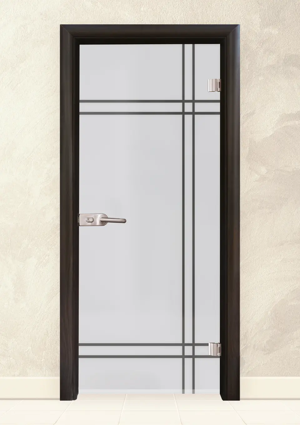 Стъклена интериорна врата Sand G 13-8 Венге