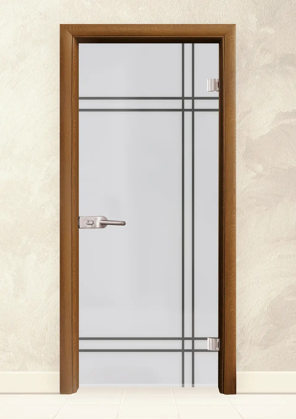 Стъклена интериорна врата Sand G 13-8 Златен Дъб